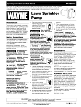 Wayne WLS150 Instrucciones de operación