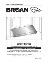 Broan-NuTone E64E36SS Manual de usuario