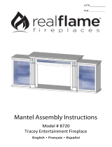 Real Flame 8720E-DSW Manual de usuario