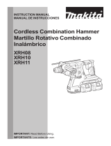 Makita XRH10Z Manual de usuario