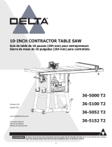 Delta 36-5100T2 Manual de usuario