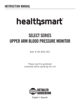 HealthSmart 04-645-001 Manual de usuario