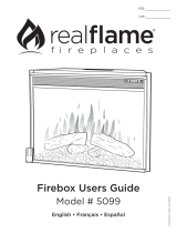 Real Flame 8090E-BLK Manual de usuario
