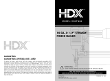 HDX HDX3PFKCB Manual de usuario
