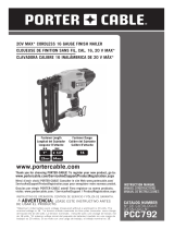 Porter-Cable PCC792B Manual de usuario