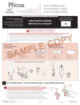 Pfister GT529-SMC Guía de instalación
