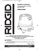 RIDGID MOB1200 Manual de usuario