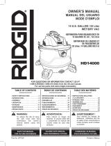 RIDGID HD14000 Manual de usuario