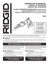 RIDGID R864N Manual de usuario
