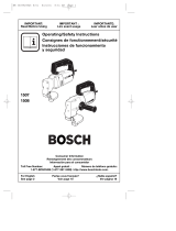 Bosch 1508 - 8 Gauge Unishear Shear Manual de usuario