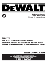 DeWalt DCBL772BWST972B Manual de usuario
