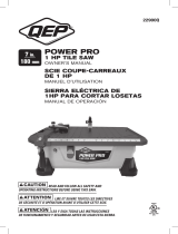 QEP 22900Q Manual de usuario