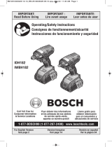 Bosch IWMH182-01 Manual de usuario