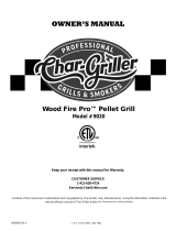 Char Griller Wood Fire Pro Pellet Grill 9040 El manual del propietario