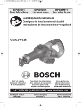 Bosch GSA18V-125K14 Manual de usuario