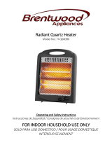Brentwood Appliances H-Q600BK Manual de usuario