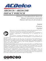 ACDelco ARI20120B Manual de usuario