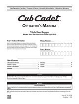 Cub Cadet 49A70001100 Manual de usuario