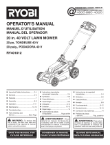 Ryobi RY401012BTLVNM Manual de usuario
