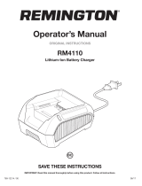 Remington RM4110 Replacement Charger Manual de usuario