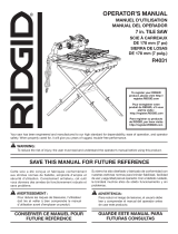 RIDGID R4031S Manual de usuario