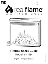 Real Flame 1750E-GRY El manual del propietario