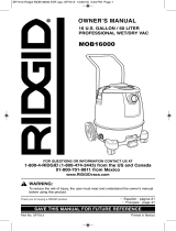 RIDGID MOB1600 Manual de usuario