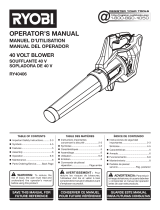Ryobi RY40BT-CMB1 Manual de usuario