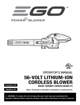 EGO Power Blower LB6500/ LB6500-FC El manual del propietario