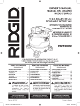 RIDGID HD1600C Manual de usuario