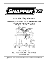 Snapper VACUUUM, WET/DRY, SNP Manual de usuario