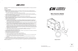 Campbell Hausfeld DW313000 Manual de usuario