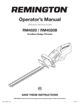 Remington RM4020 Manual de usuario
