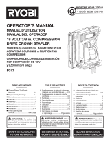 Ryobi P317-P305 Manual de usuario
