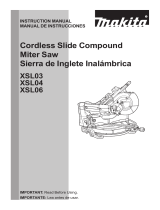 Makita XSL06Z-DC18RD Manual de usuario