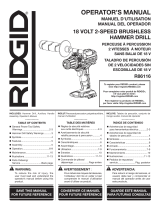 RIDGID R9698N-R86009N Manual de usuario