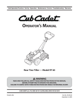 Cub Cadet RT 65 Manual de usuario