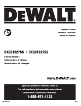 DeWalt DXGST227SS Manual de usuario