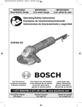 Bosch GWS8-45 Manual de usuario