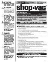 Shop-Vac MAZ Serie Manual de usuario