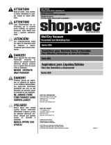 Shop Vac 85S200 Manual de usuario