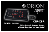 Orion XTR-X3R  El manual del propietario