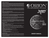 Orion XTR Components Kit  El manual del propietario