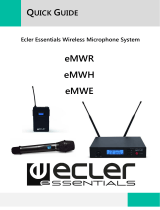 Ecler essentials eMWR - eMWH - eMWE Manual de usuario