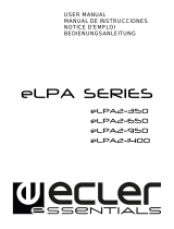 Ecler eLPA SERIES Manual de usuario