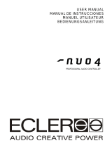 Ecler NUO4 Manual de usuario