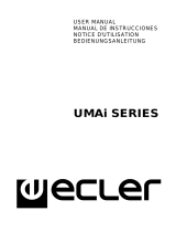 Ecler UMAi SERIES Manual de usuario