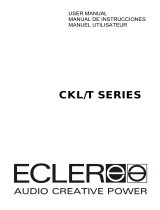 Ecler CKL/T Serie Manual de usuario