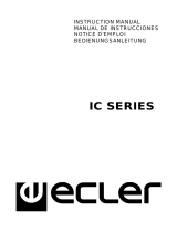 Ecler IC Series Manual de usuario