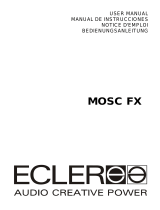 Ecler MOSC FX Manual de usuario